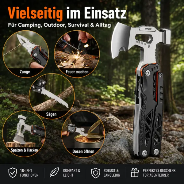 Mulifunktionswerkzeug mit Ast 17 in 1 4 Mulifunktionswerkzeug mit Ast 17 in 1