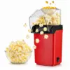 Popcornmaschine Heißluft – rote Popcorn Maker Maschine für frisches Popcorn ohne Öl