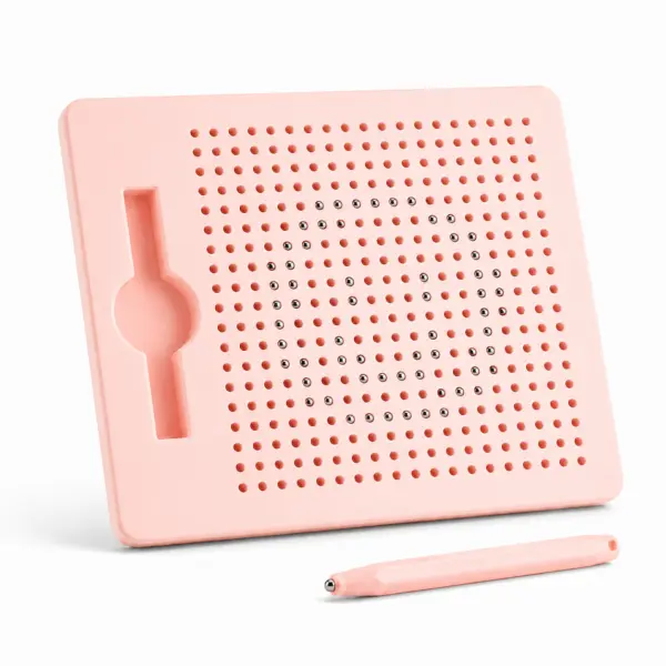 Magnetische Zeichentafel für Kinder mit Stahlkugeln & Magnetstift – Lernspielzeug zum Schreiben, Malen und Üben