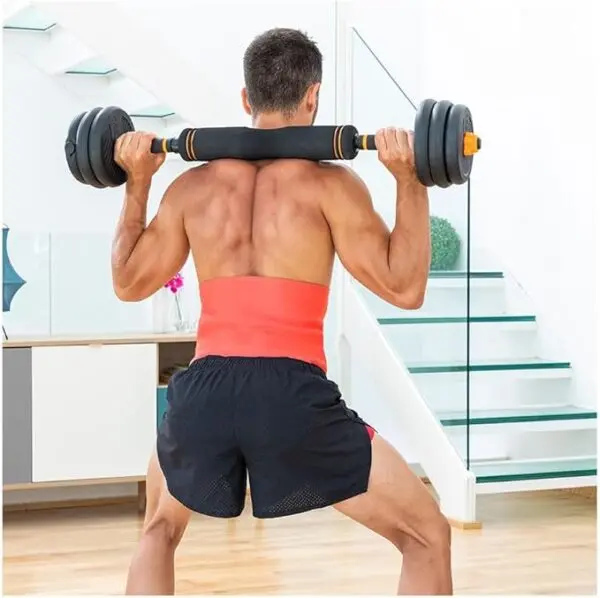 Saunagürtel Swelker Fitness Sauna-Gürtel – verstellbarer Sportgürtel mit Sauna-Effekt