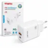 Derico 45W GaN - Schnellladegerät -  USB-C PD & USB-A QC 3.0 – 2-Port Netzteil mit PPS, EU-Stecker, weiß