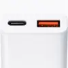 Schnellladegerät mit 2 Steckern DERICO 20W Schnellladegerät – USB-C PD & USB-A QC 3.0 Netzteil mit 2 Anschlüssen, kompakter EU-Stecker für Smartphone, Tablet, Kopfhörer und mehr