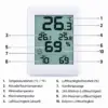 Thermometer digital mit Feuchtigkeitsmessung