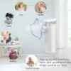 Tragbarer Mesh Inhalator – leise Vernebelung ≤30 dB, ideal für Kinder & Erwachsene, Asthma, Husten & Erkältung, Mini Vernebler Tragbarer Mini Inhalator – leise Vernebelung ≤30 dB, ideal für Kinder bei Asthma, Husten, Erkältung, Mini Vernebler für Zuhause und unterwegs