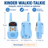 Walkie Talkie 2er Set Walkie Talkie 2er Set – Blau & Rosa mit Licht, Display & klarer Sprachfunktion