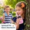 Walkie Talkie 2er Set – Blau & Rosa mit Lich Walkie Talkie 2er Set – Blau & Rosa mit Licht, Display & klarer Sprachfunktion