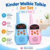 Walkie Talkie 2er Set – Blau & Rosa mit Licht, Display & klarer Sprachfunktion Walkie Talkie 2er Set – Blau & Rosa mit Licht, Display & klarer Sprachfunktion