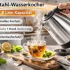 Edelstahl Wasserkocher 1,8 Liter – Schnell, sicher & elegant für Küche und Büro