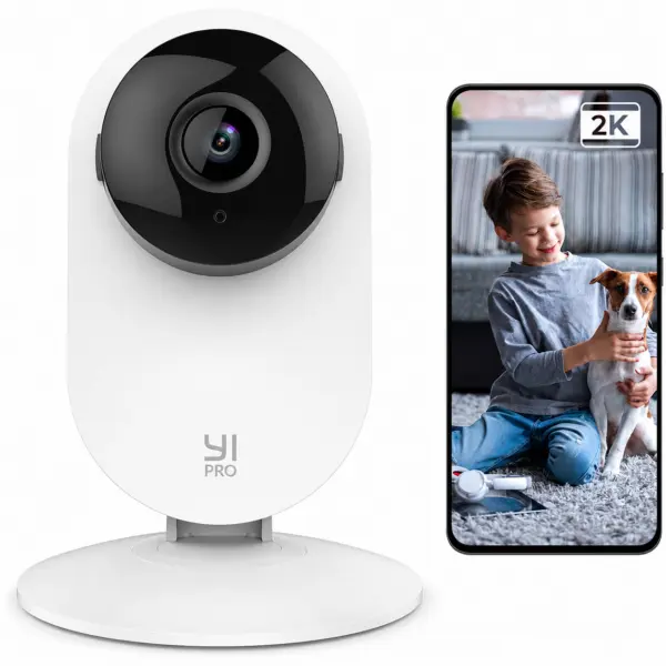 YI Home 2K Pro WLAN Kamera Innenkamera mit KI-Personenerkennung, Nachtsicht, 2-Wege-Audio, App & microSD-Speicher YI Home 2K Pro WLAN Kamera – 2 Innenkameras mit KI-Personenerkennung, Nachtsicht, 2-Wege-Audio, App & microSD-Speicher