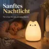 LED Katzenlampe Nachtlicht – süße Kinderlampe mit warmweißem Licht & Farbwechsel