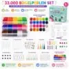 Bügelperlen Set, 33000 teilige große Bügelperlen