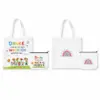 5-teiliges Geschenkset für Lehrer-in & Erzieher-in – Tragetasche 40 × 38 cm, Mäppchen 24 × 18 cm, Karte, Umschlag & Schlüsselanhänger
