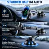 15W Wireless Auto-Handyhalterung mit Schnellladefunktion – automatische Klemmarme & 270° Verstellung