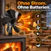 kaminventilator-5-fluegel-produktdetails Holzofen Ventilator mit 5 Flügeln – stromlos, leise & energiesparend – automatische Wärmeverteilung für Kamin & Ofen