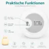 LED Katzenlampe Nachtlicht – süße Kinderlampe mit warmweißem Licht & Farbwechsel