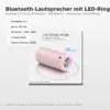 Bluetooth-Lautsprecher 24W mit LED-Lichteffekt – IPX7 wasserdicht – 30 Std. Akkulaufzeit