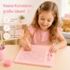 Magnetische Zeichentafel für Kinder mit Stahlkugeln & Magnetstift – Lernspielzeug zum Schreiben, Malen und Üben