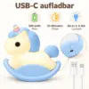 nachtlicht-einhorn-ideal-zum-einschlafen-stillen-vorlesen Einhorn Nachtlicht Blau – Schaukel-Nachtlampe für Kinder, dimmbar mit Touch-Steuerung, wiederaufladbar