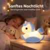 nachtlicht-einhorn-sanftes-nachtlicht-kinderzimmer Einhorn Nachtlicht Blau – Schaukel-Nachtlampe für Kinder, dimmbar mit Touch-Steuerung, wiederaufladbar