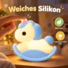 nachtlicht-einhorn-weiches-silikon-bpa-frei Einhorn Nachtlicht Blau – Schaukel-Nachtlampe für Kinder, dimmbar mit Touch-Steuerung, wiederaufladbar