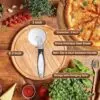 2-teiliges Pizza-Schneideset mit Pizzaschere & Pizzaschneider