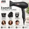 Professional Haartrockner – Leistungsstark, Ionen-Technologie & Profi-Design