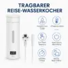 Reise-Wasserkocher tragbar mit LCD-Display – 4 Temperaturstufen, 304 Edelstahl, Touch-Steuerung & automatische Abschaltung
