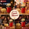 Popcornmaschine Heißluft – rote Popcorn Maker Maschine für frisches Popcorn ohne Öl