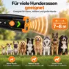 Ultraschall Hundetrainer mit LED-Licht – 4 Modi, USB-C, 1000 mAh, wiederaufladbar