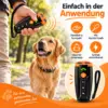 Ultraschall Hundetrainer mit LED-Licht – 4 Modi, USB-C, 1000 mAh, wiederaufladbar