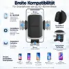 Wefunix 15W Wireless Auto Handyhalterung mit Schnellladefunktion