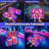 RC Stuntauto mit Gestensteuerung & 2,4-GHz-Fernbedienung – 360° Drift, LED-Lichter, USB-C, Rot/Blau