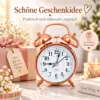 Retro Doppelglocken-Wecker in Rose-Gold – klassisches Design trifft modernen Wohnstil