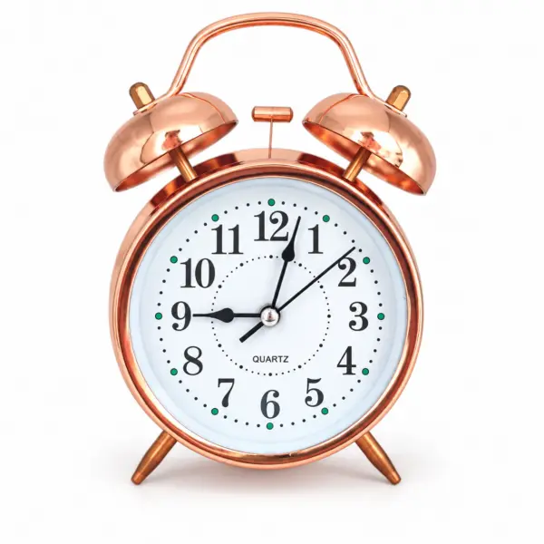 Wecker Rosegold, Wecker Rose Gold, Retro Wecker, analoger Wecker, Doppelglocken Wecker, Vintage Wecker, Wecker mit Licht, Quarz Wecker, Tischwecker, Nachttisch Wecker, Wecker Schlafzimmer, klassischer Wecker, Metall Wecker, Wecker Damen, dekorativer Wecker, nostalgischer Wecker, Geschenkidee Wecker, Retro Tischuhr, analoger Tischwecker