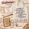 geschenkset-mit-tasche-notizbuch-gluecksstift-anhaengern-karte Geschenkset für Frauen – Tasche, Notizbuch, Glücksstift, 2 Anhänger & Grußkarte