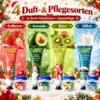 Weihnachtliches Handpflege Set mit 4 Handcremes und 4 Lippenpflegeprodukten in 4 Varianten. 8-teiliges Geschenkset für Weihnachten, Nikolaus & Wichteln.