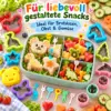 54-teiliges Ausstechformenset für Kinder – Tierpicker & Bento-Zubehör für kreative Brotdosen
