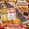 Wichtelbaustelle Wichtelspaß Kreativer Wichtelspaß mit Wichtelbaustelle und Straßenaufkleber