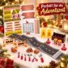 Wichtelbaustelle Adventszeit Wichtelbaustelle mit Zahlenkalender für die Adventszeit