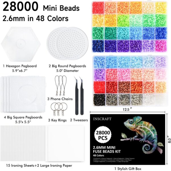 02a902989b26e17bc3d2af84e1242e98.jpg 28.000 kleine bunte Bügelperlen mit Zubehör für viel Geduld und Kreativität
