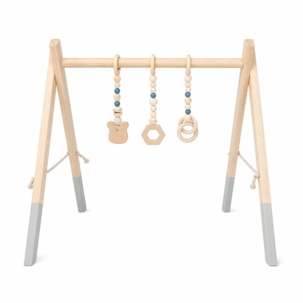 1bd36c46cd983968e40b7ddce0773820.jpg Holz-Spielbogen für Babys – 62 × 57 cm – mit 3
