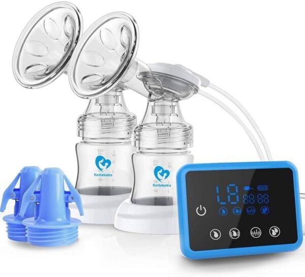 2860f3ca72ba7a7f4cba68992097fcfd.jpg Elektrische Doppel-Brustpumpe mit LCD-Display & 4 Modi – BPA-frei, leise & komfortabel – Ideal für frisch gebackene Mütter