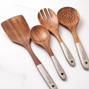 3856fb6652c83e0dfedcb20108f311e6.jpg 4-teiliges Holz-Küchenutensilien-Set – Kochlöffel, Pfannenwender & Servierlöffel