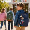 3c87f9c59c7d54f8ad72387be6b806c5.jpg Einschulungs-Anhänger für Jungen mit Geschenkbox – Schulkind Schlüsselanhänger mit Holzherz, Regenbogen, ABC-Perlen und SCHULKIND Schriftzug