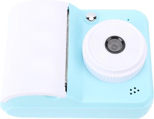 Kinder Sofortbildkamera mit Thermodruck – 1080P Kamera für Kinder mit 2,4 Zoll Bildschirm, 48 MP, Selfie-Funktion, Video, Thermopapier und Halsband