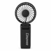4b6226172668d66cf05b54d8cda14753.jpg Linawee 3-in-1 Handventilator USB wiederaufladbar, 5 Stufen, 1800 mAh, leise, faltbar, mit LED-Display, Trageband, Schwarz
