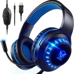 5457fd2208bd63fc91e1181551696711.jpg Gaming Headset mit Mikrofon – LED Beleuchtung, Noise Cancelling, 3D Surround Sound – Blau