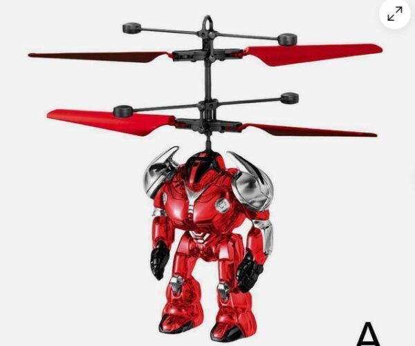 5ec53829976cd6e5f0b6b25352d6b46a.jpg Fliegender Roboter mit Sensorsteuerung – rot