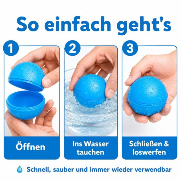 7078ff5fccb7f8cba9eacd5a5fb51b2d.jpg 12 wiederverwendbare magnetische Wasserbälle in bunten Farben