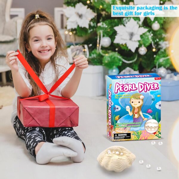 Pearl Diver – Perlen-Ausgrabungsset für Kinder | Kreatives Entdecker- und Bastelset